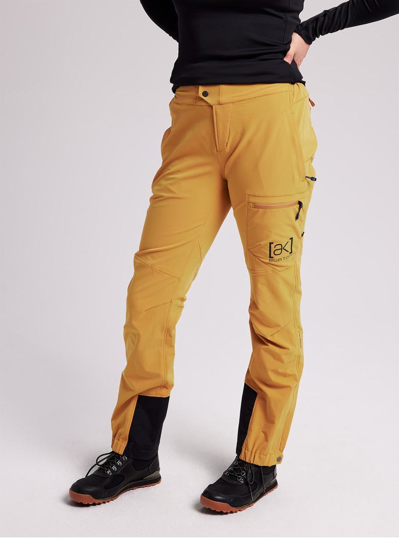 Burton [ak] Softshell Snowboardhose Damen Gelb | 329-VKWSYD