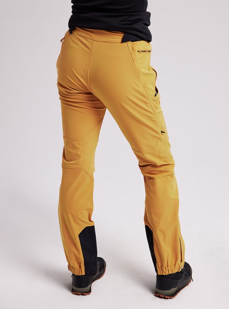 Burton [ak] Softshell Snowboardhose Damen Gelb | 329-VKWSYD