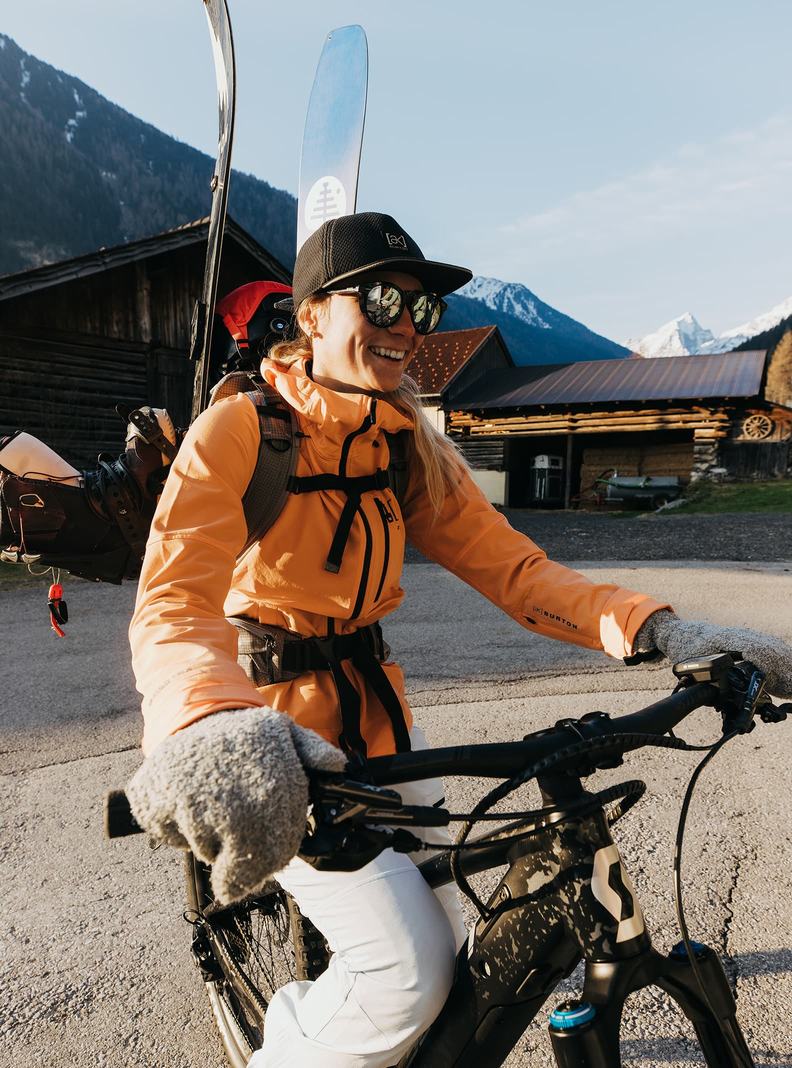 Burton [ak] Softshell Snowboardjacke Damen Orange | 035-PTZNHA