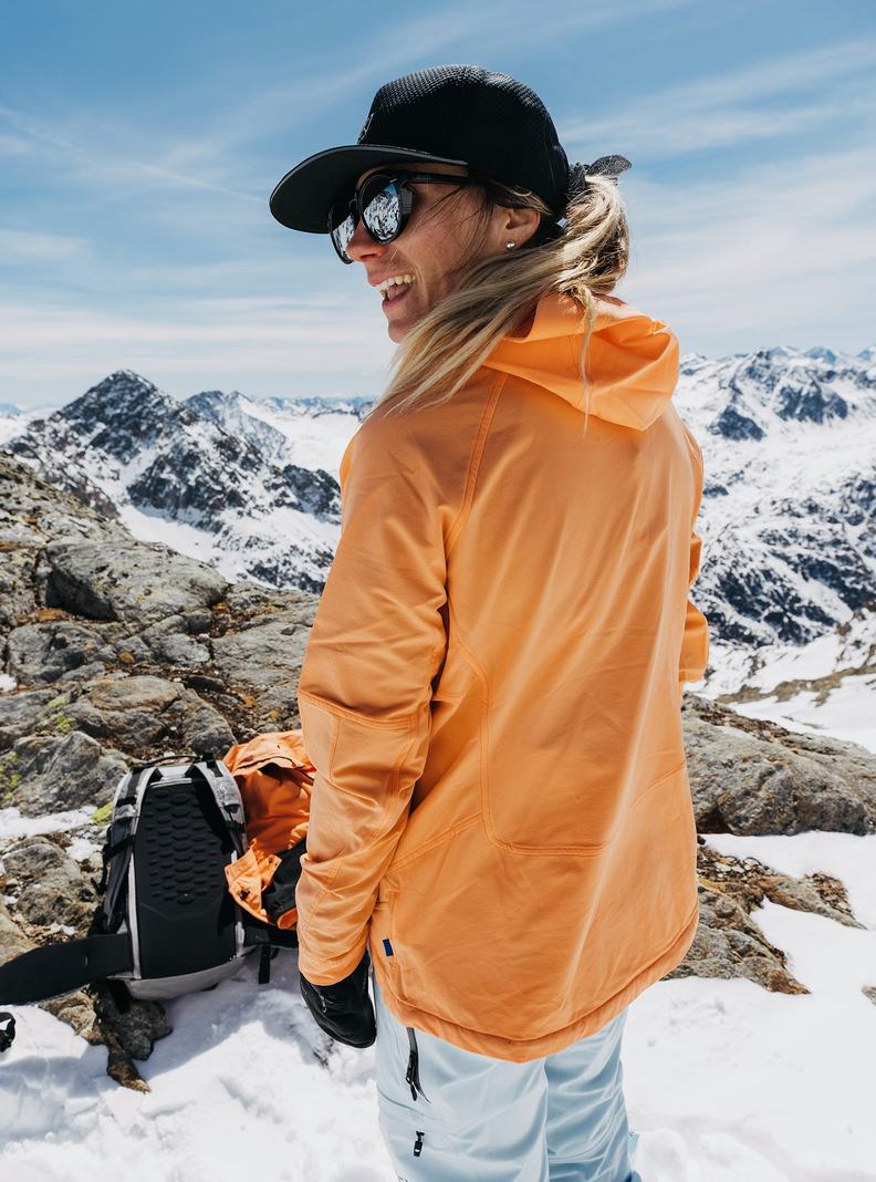 Burton [ak] Softshell Snowboardjacke Damen Orange | 035-PTZNHA