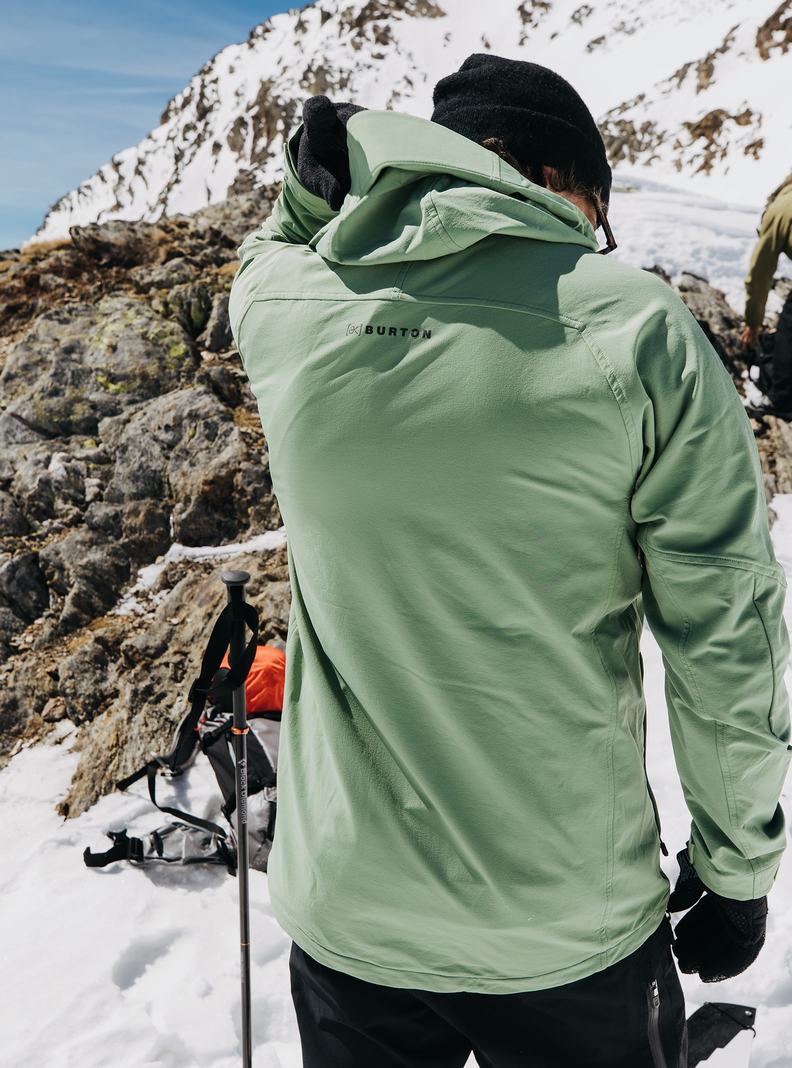 Burton [ak] Softshell Snowboardjacke Herren Grün | 470-CHEPXB