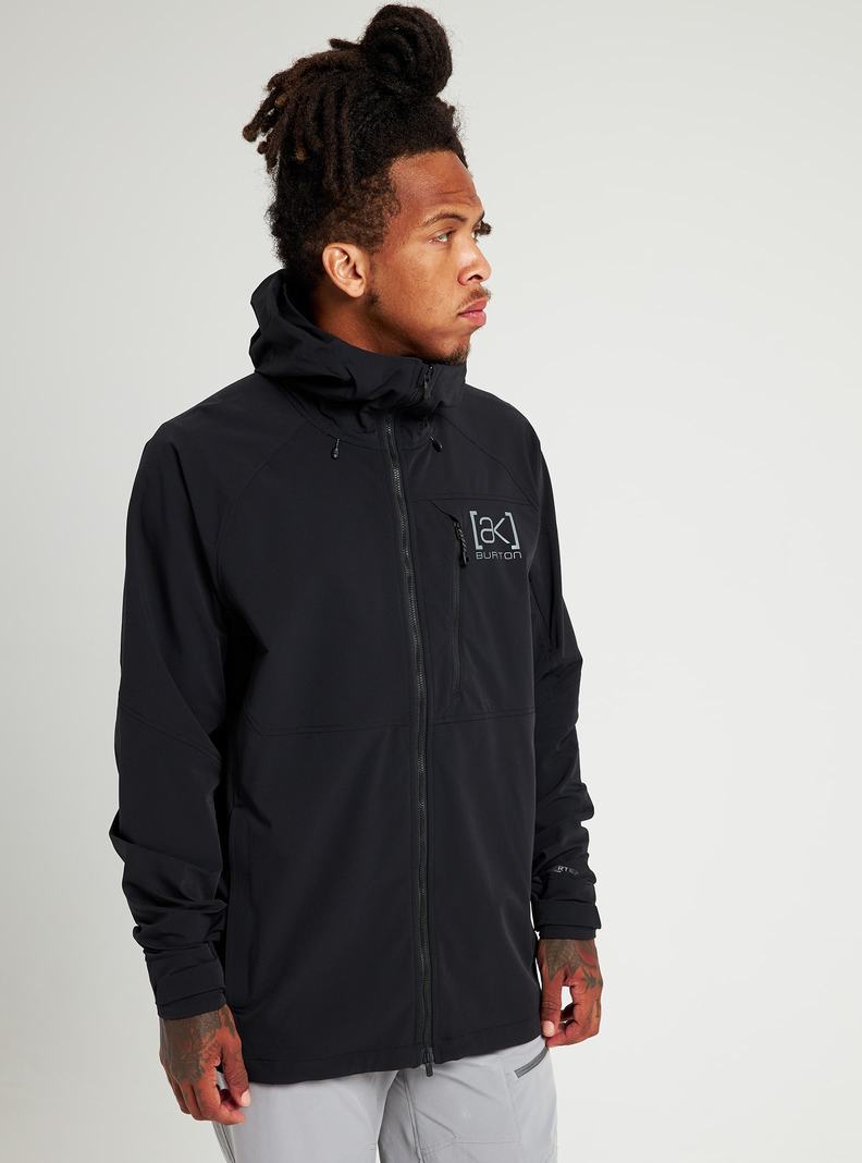 Burton [ak] Softshell Snowboardjacke Herren Schwarz | 583-GDQPUC