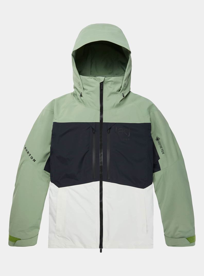 Burton [ak] Swash GORE‑TEX 2L Snowboardjacke Herren Grün Weiß Schwarz | 105-AFKPBU