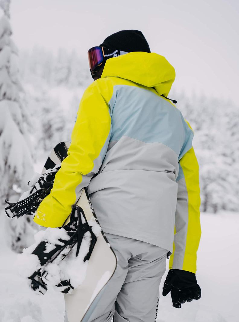 Burton [ak] Swash GORE‑TEX 2L Snowboardjacke Herren Hellgrün Blau Grau | 478-ZWLRQP