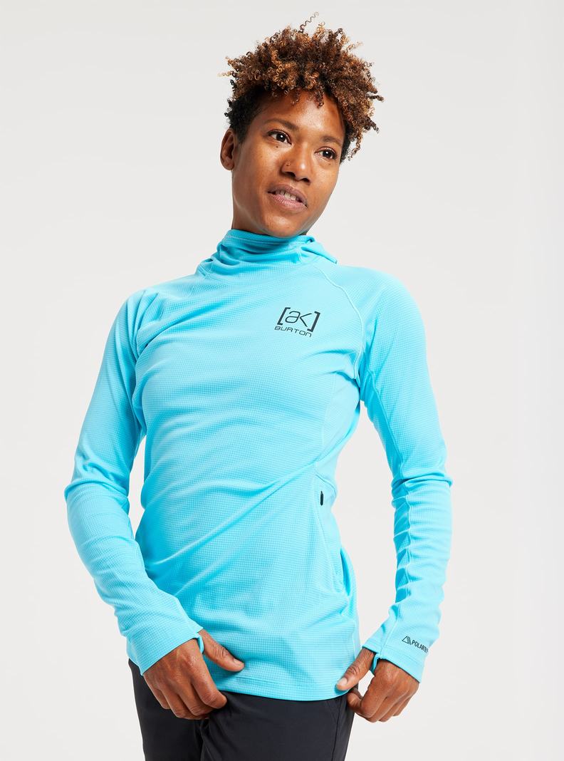 Burton [ak] System Hoodie Damen Blau | 178-KTJCUO