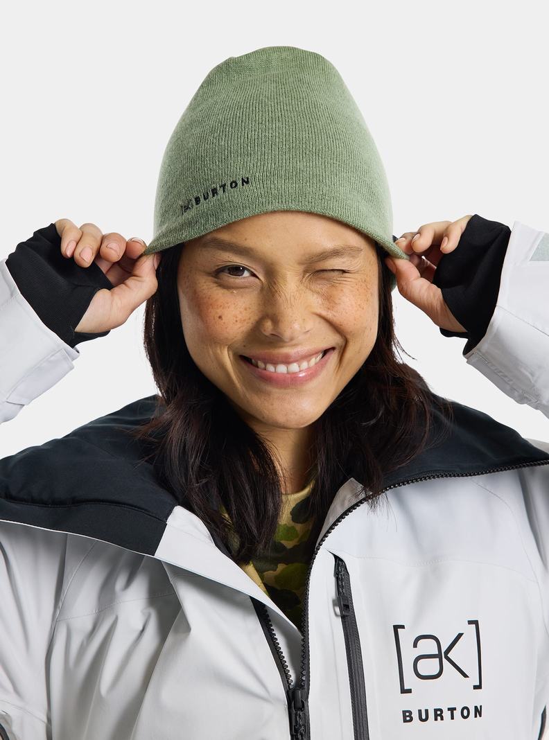 Burton [ak] Tech Mütze Damen Grün | 275-QVZLMF