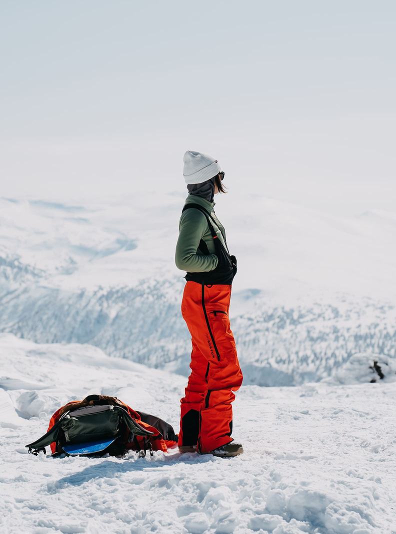 Burton [ak] Tusk GORE-TEX PRO 3L Hi-Top Latzhose Damen Orange | 876-NYKZBW