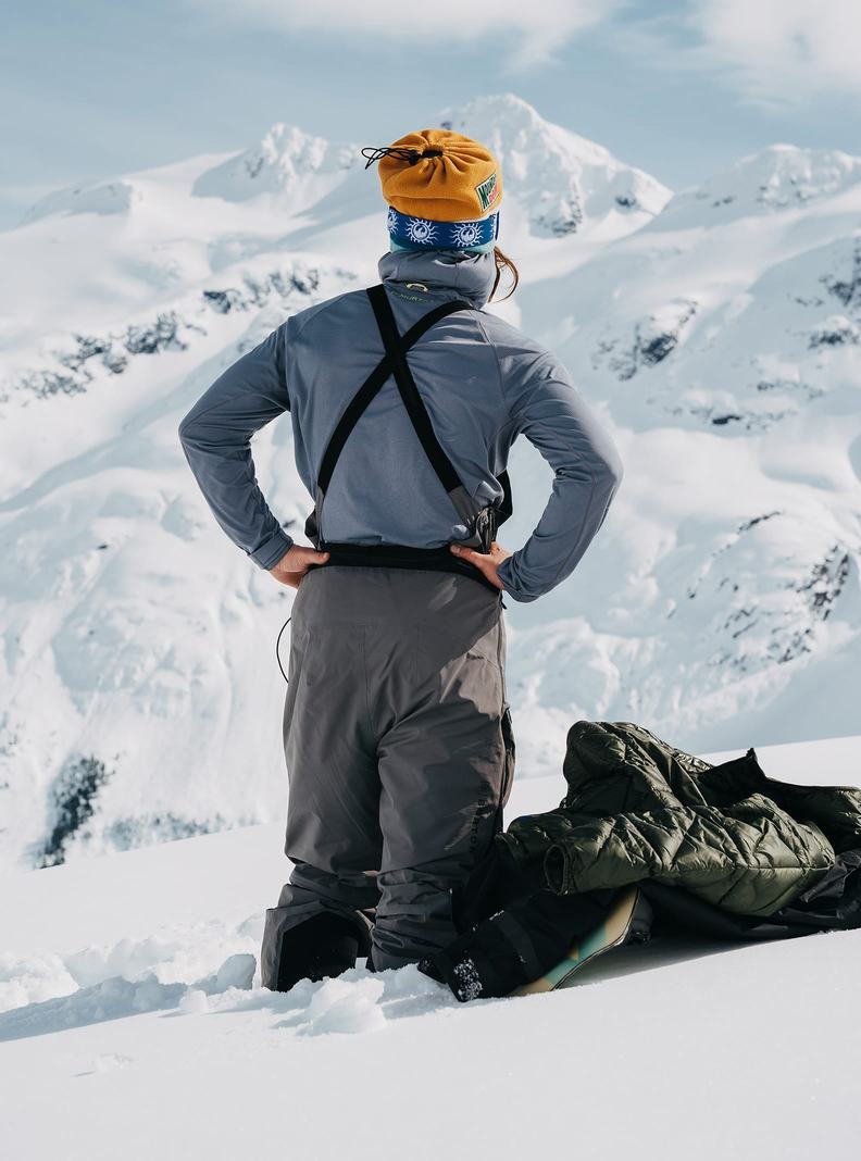 Burton [ak] Tusk GORE-TEX PRO Hi-Top 3L Latzhose Herren Grau | 410-IYRABZ