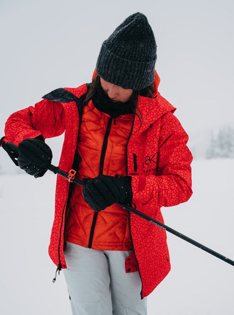 Burton [ak] Upshift GORE-TEX 2L Snowboardjacke Damen Rot | 059-LEGXKJ