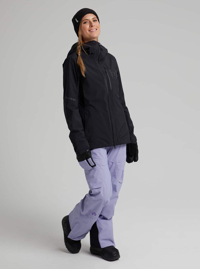 Burton [ak] Upshift GORE-TEX 2L Snowboardjacke Damen Schwarz | 608-IFGZLC
