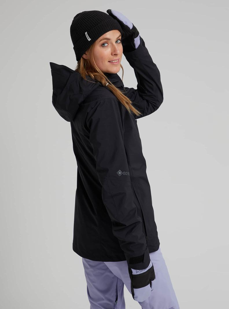 Burton [ak] Upshift GORE-TEX 2L Snowboardjacke Damen Schwarz | 608-IFGZLC