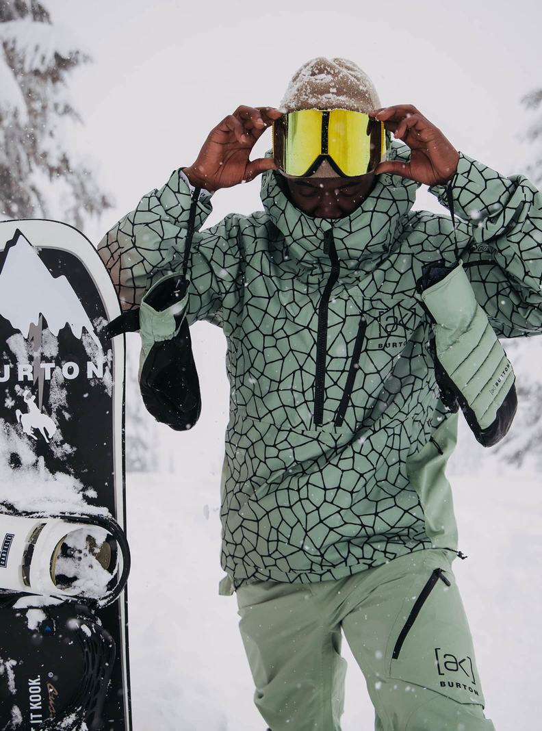 Burton [ak] Velocity GORE‑TEX 2L Anorak Snowboardjacke Herren Grün | 012-LBWSPT